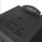 STUFE A PELLET ITALIA California 8 KW | Pelletöfen Effizienz 91% Heizt 70m² Autonomie 20 Std. Programmierbar 5 Geschwindigkeiten und Leistungsstufen Kompaktes Design 24 Monate Garantie Schwarz