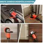Wiltec Auto Poliermaschine Schleifmaschine 1200W bis 3000 U/min, Poliergerät mit 6 Stufen, mit Tasche und Zubehör, Tellerschleifer, Rotationsschleifer
