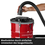 Einhell Aschesauger TC-AV 2032 DW (850 W, 175 mbar Saugleistung, 20 L Auffangbehälter, Faltenfilter, Feinstaubvorfilter, Blasfunktion, 1,2 m Schlauch, 2 m Kabel)