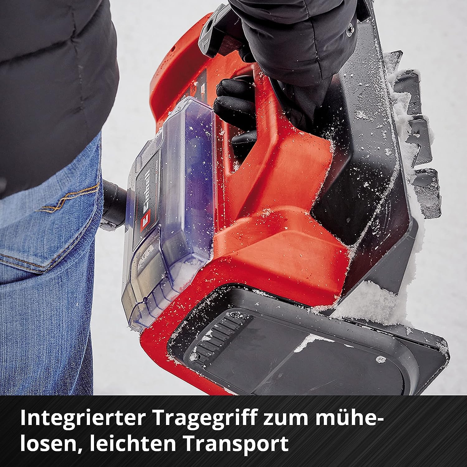 Einhell Akku-Schneefräse GE-ST 36/40 Li E-Solo Power X-Change (Li-Ion, 36 V, Arbeitsbreite 40 cm, max. Schneehöhe 20 cm, Lieferung ohne Akkus & ohne Ladegeräte)