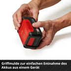 Einhell 4512112 Original Starter Kit 2X 4,0 Ah Akkus und Twincharger Power X-Change (Li-Ion, 18 V, 75 min Ladezeit, passend für alle Geräte), 2.21 x 1.85 x 0.77 cm