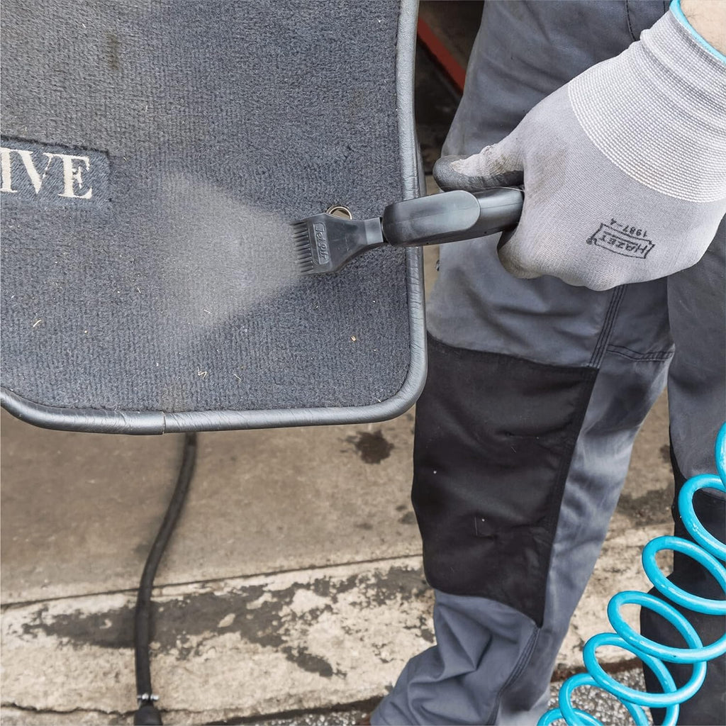 HAZET Ausblaspistole 9040P-5 I breite Flachdüse zur Flächenreinigung, 6 bar Betriebsdruck mit ergonomischem Handgriff I für ein schnelles Entfernen von Spänen oder anderen Fremdkörpern
