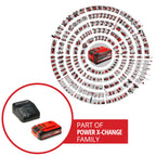 Original Einhell 4 Ah PLUS Power X-Change Starter Kit (1x 18 V 4 Ah PLUS Akku, 1x 3 A Ladegerät, 75 min Ladezeit, passend für alle Power X-Change Geräte)