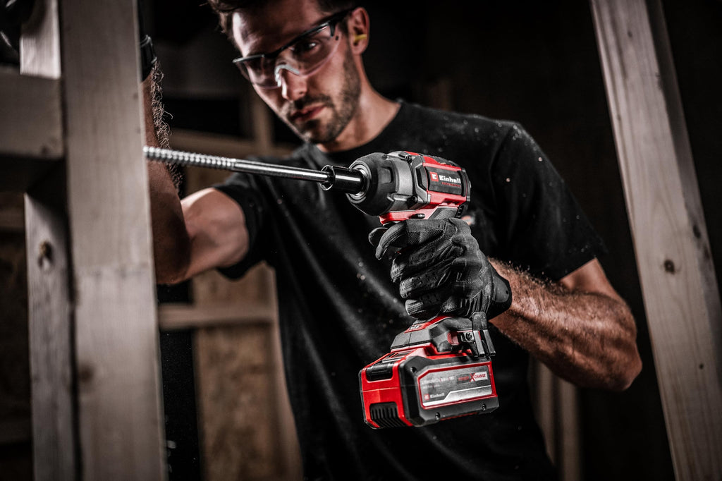 Einhell Professional Akku-Schlagschrauber TP-CW 18/750-C Li BL-Solo Power X-Change (18 V, 750 Nm Drehmoment, 1000 Nm Lösemoment, Brushless, Außenvierkant-Aufnahme, ohne Akku)
