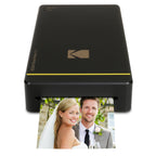 Kodak Mini-Mobil W-LAN & NFC 4.7 x 7,5 cm Fotodrucker mit fortgeschrittener Sublimations-Tintendrucktechnologie & Fotokonservierungsschicht (Schwarz) Kompatibel mit Android & iOS.