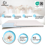 smartwood Kindermatratze 90x200 12cm Matratze für Kinder - H2 Schaumstoffmatratze Oeko-TEX-Zertifiziert - Wendbar - mit Waschbarem Antiallergischem Bezug – SmartComfort | Made in EU