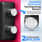 SereneLife Elektronischer Safe | robuster 23,1 x 17 cm Geldtresor | digitaler Touchpad-Schloss mit Code 2 Schlüsseln | kleiner Safe für Zuhause/Büro, sicheres Bargeld, Schmuck, Schusswaffen