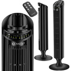 KESSER® Turmventilator mit Fernbedienung | 90° Oszillationswinkel | 3 Stufen | 90 cm |+ Timerfunktion | Turbo-Funktion | Säulenventilator Standventilator Luftkühler Ventilator Towerventilator