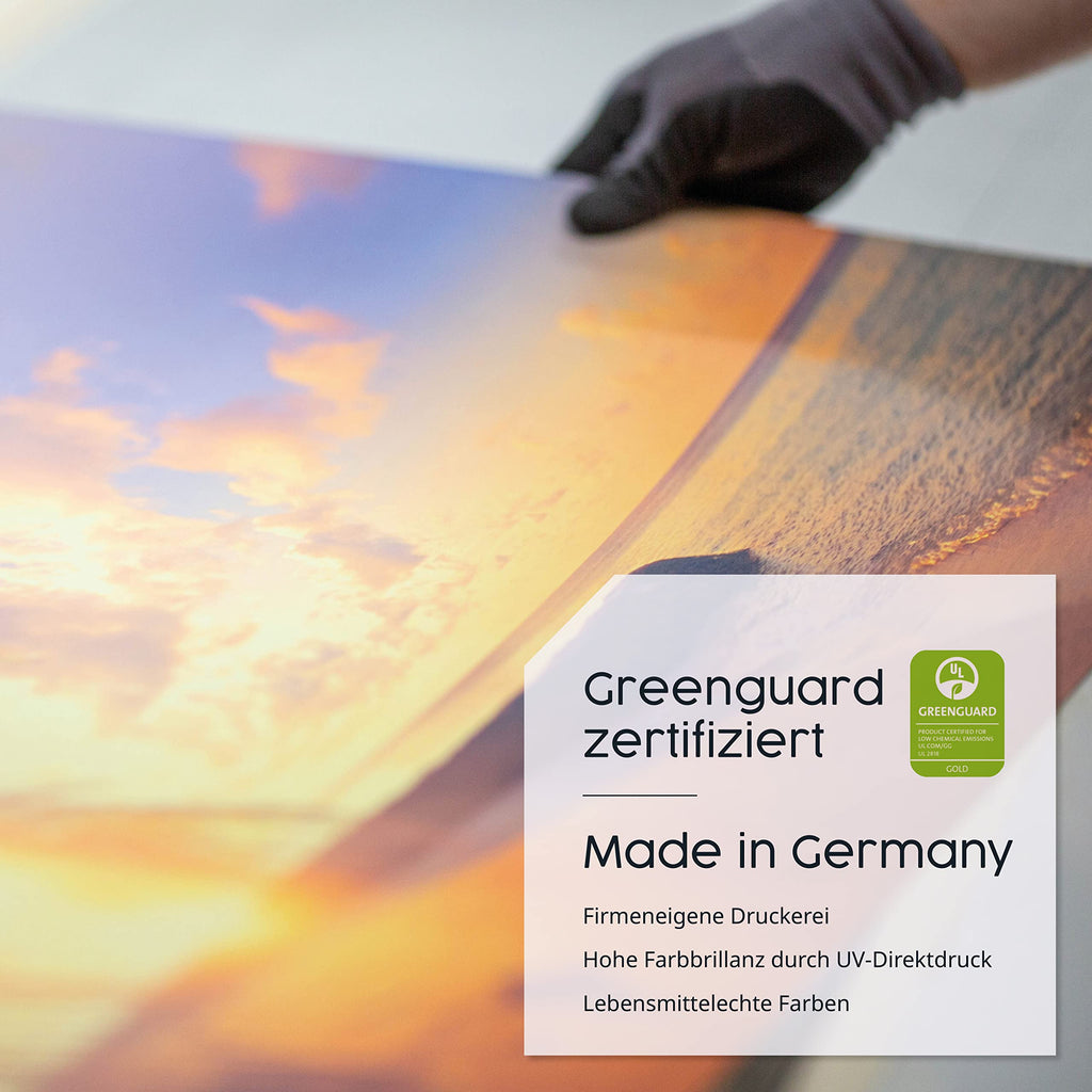 Könighaus Bild Infrarotheizung – Strahlende Wohlfühlmomente – TÜV SÜD - 5 Jahre Garantie - 1200 Watt - Infrarot Wandheizung (Motiv: Feuer)