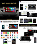 10.25" Android 14 8-Kern 4GB RAM+64GB ROM Autoradio GPS Navi für BMW X1 E84 (2009-2015) CIC Unterstützt Kabellos CarPlay IPS Touch Screen iDrive OEM Radio Bluetooth DAB+ Android Auto WiFi TPMS Can-Bus