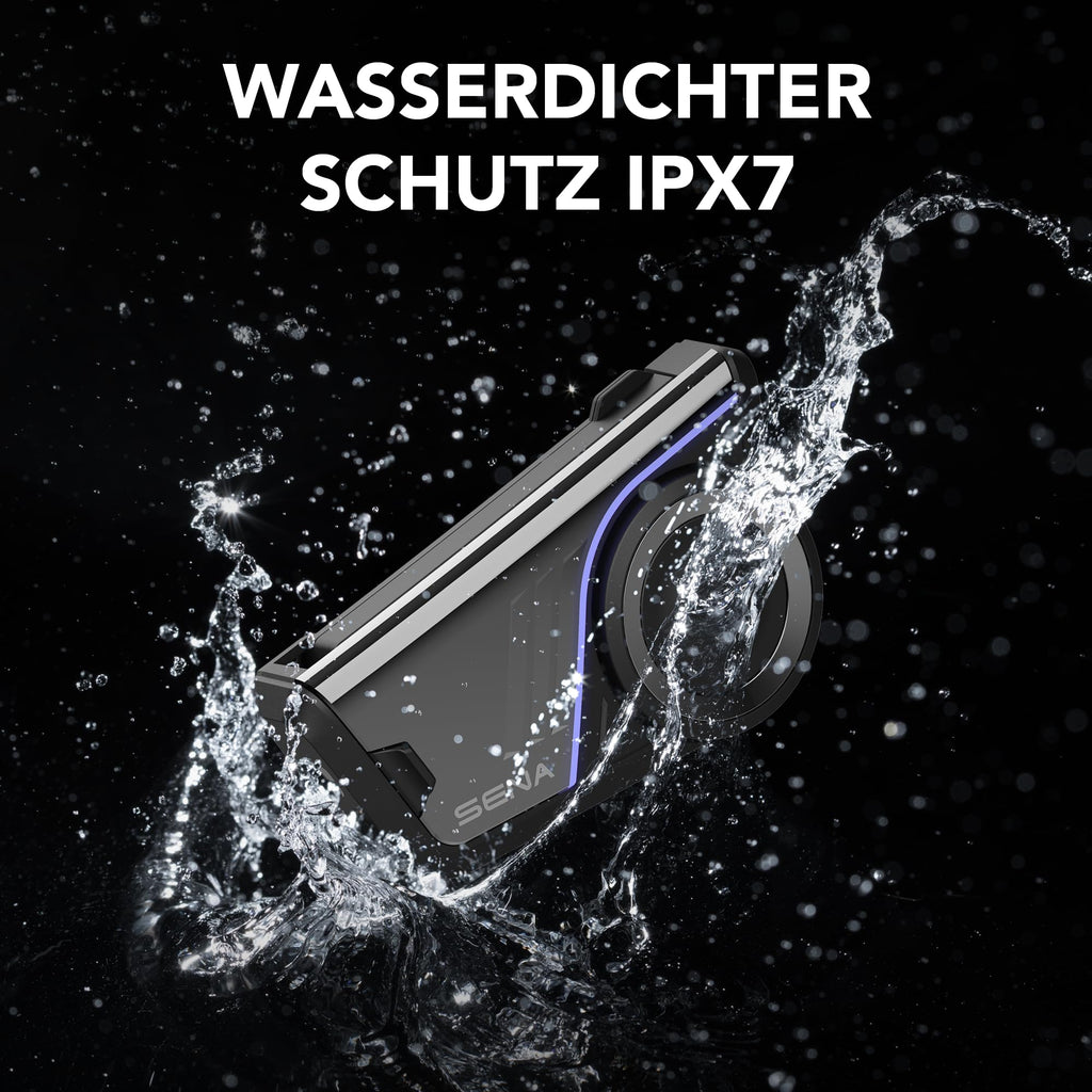 Sena 60S Motorrad-Kommunikations-Bluetooth-Headset mit mit Wave, Mesh und Bluetooth-Intercom-System, Sound von Harman Kardon 2. Generation