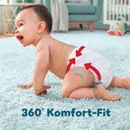 Pampers Premium Protection Pants Größe 7, 123 Windeln, 15kg+, Mit 360° Passform und 2x breiteren Bündchen als vorher für unseren besten Komfort & Schutz
