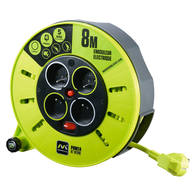 Nexus Elektro-Kabeltrommel, Grün, 61266, 230|voltsV