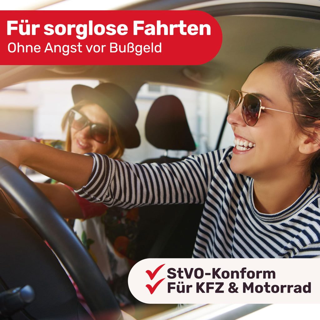 KFZ Kombitasche (3 in 1) nach aktueller Norm 2026 - Inkl. Warndreieck, Warnweste - Verbandskasten Warndreieck Set Verbandskasten Auto DIN 13164:2022 (StVO konform)