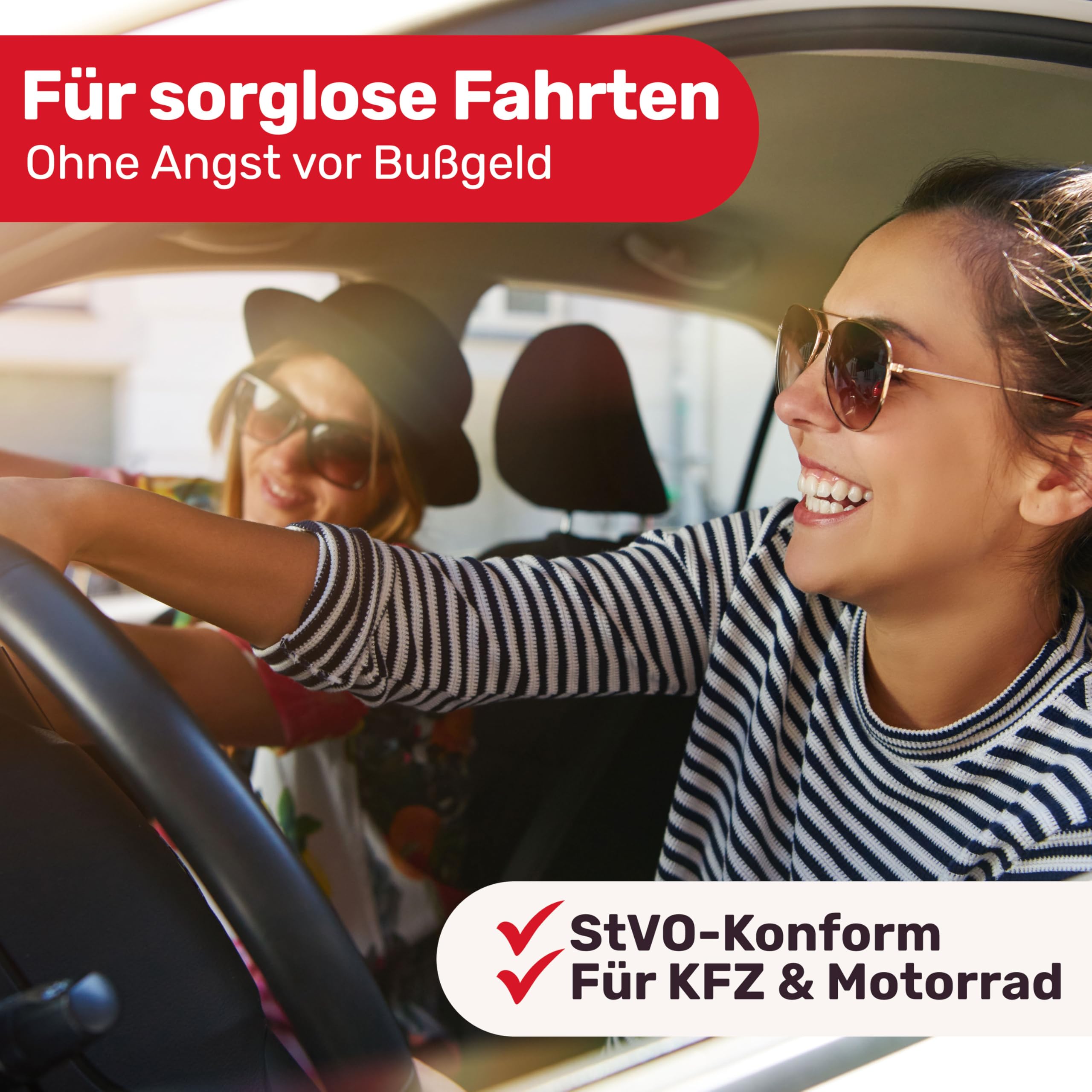 KFZ Kombitasche (3 in 1) nach aktueller Norm 2026 - Inkl. Warndreieck, Warnweste - Verbandskasten Warndreieck Set Verbandskasten Auto DIN 13164:2022 (StVO konform)