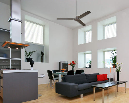 142 cm Deckenventilator Industrial 78623 mit drei Flügeln in der Ausführung Espresso