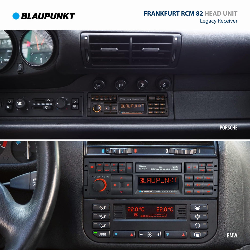 Blaupunkt Frankfurt RCM 82 DAB,1-DIN Autoradio, DAB+, Bluetooth, AUX; USB, SD-Karteneingang, Lenkradfernbedienung, Freisprecheinrichtung, Equalizer, 200 Watt, schwarz