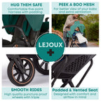 Lejoux+ Baby Pushchair (Green)