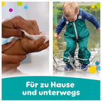 Pampers Fresh Clean Feuchttücher 15 Packungen mit 80 Stück, 1200 Feuchttücher, milder Duft, auch für Hände und Gesicht geeignet