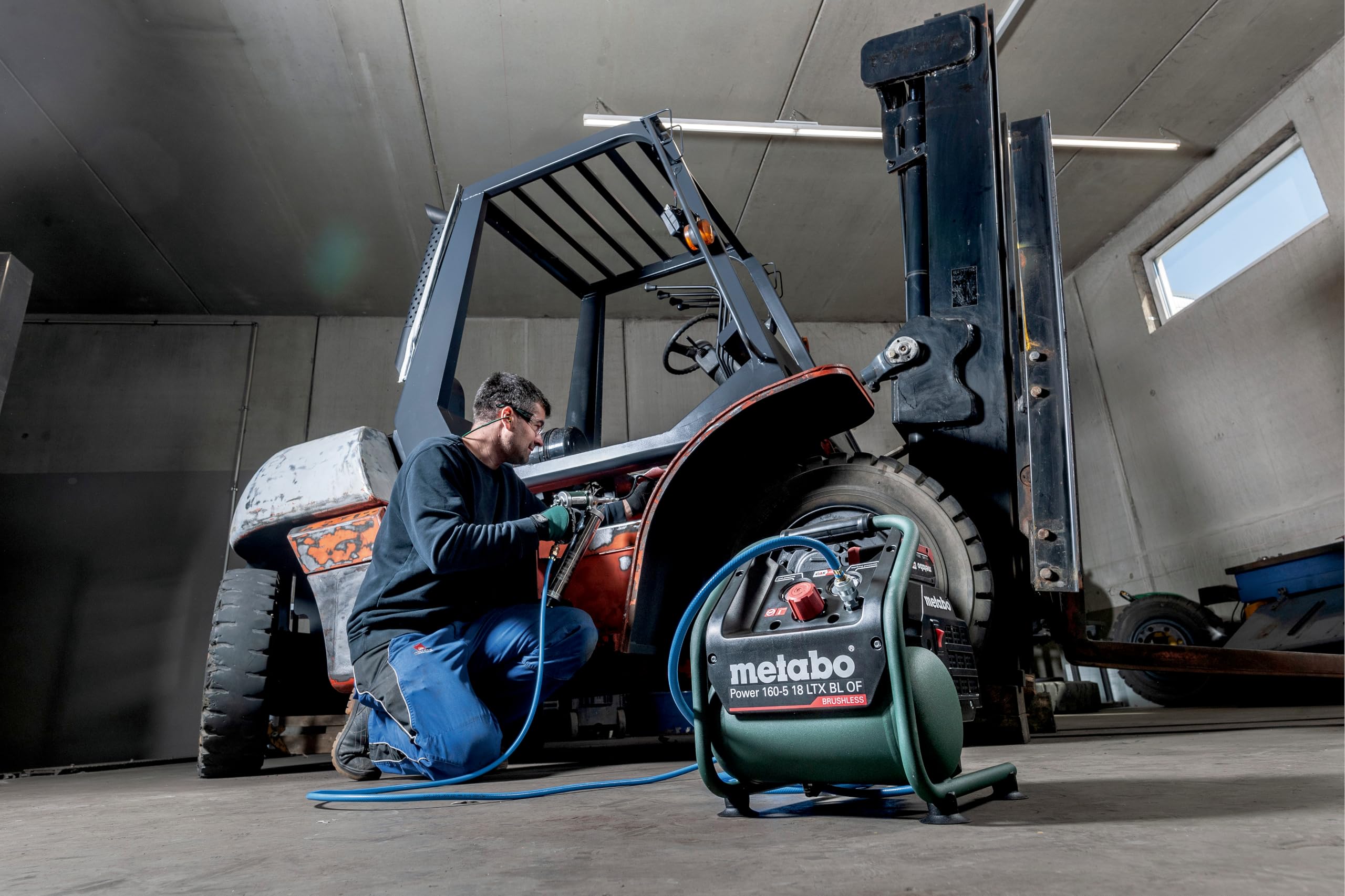 Metabo Akku-Kompressor Power 160-5 18 LTX BL OF – 601521850 – 18 V – Kompressor mit Brushless-Motor – Ohne Akku und Ladegerät