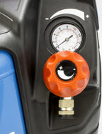 Güde Druckluft Kompressor Airpower 200/10/5 TY (10 bar, 1100 Watt, 5 l Kessel, 200 l/min Ansaugleistung, Manometer, Druckminderer, ölfrei, Trolley, inkl. Zubehör), 38 x 32 cm
