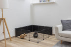 Kerbl Pet Erweiterung 6X Kunststoffwand-Elemente für Indoor-Freigehege Hopsi, 35x35 cm je Element