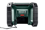 metabo Akku-Baustellenradio R 12-18 DAB+ BT – 600778850 – Robustes Radio mit digitalem DAB+ Empfang, Bluetooth und hoher Klangqualität – Inklusive Netzkabel – Ohne Akku