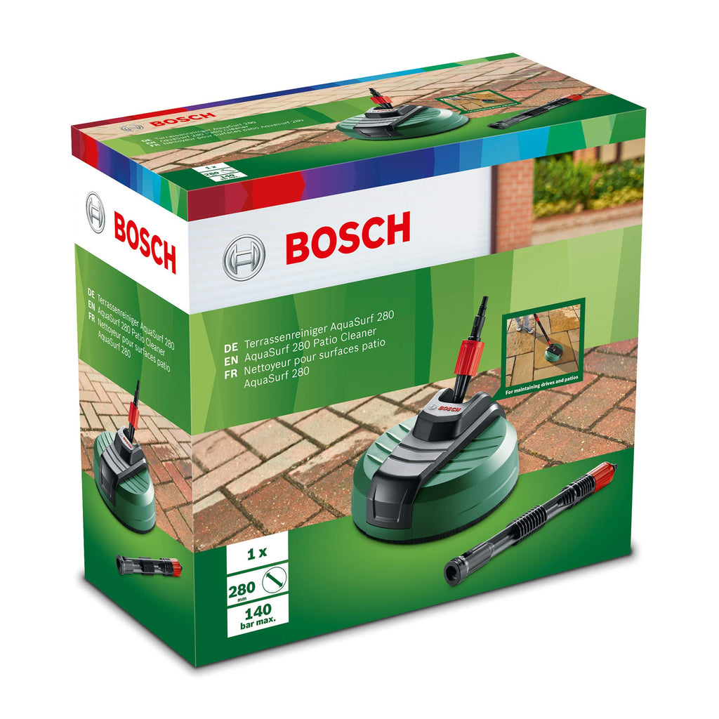 Bosch Terrasenreiniger Aufsatz Aquasurf 280 (Zubehör für Bosch Hochdruckreiniger, im Karton)