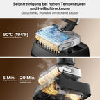 roborock F25 BX Nass Trockensauger, 180° Flach absenkbar, Kabelloser Staubsauger und Mopp in einem mit 20.000 Pa, 90°C Heißluft-Schnelltrocknen & Hochtemperatur-Selbstreinigung, kein Verheddern