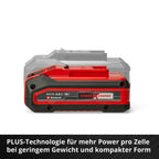 Original Einhell 18V 4,0 Ah Power X-Change Plus (18V Akku, universell verwendbar für alle PXC-Geräte, ohne Selbstentladung, 3-Stufen-LED Ladestandskontrolle, angepasste Ladezyklen, ohne Ladegerät)