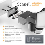 Steinel LED Strahler XLED Protect S Anthrazit, 180°/10 m Bewegungsmelder, Panorama Flutlicht, LED Panel voll schwenkbar, 14.3 W, IP54