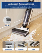 Tineco Floor One S5 Combo Power KIT Smart Nass Trockensauger mit iLoop Technologie 5-in-1, Nasssauger Staubsauger für Tierhaare, Harte Böden, LED Display, Wi- Fi, App