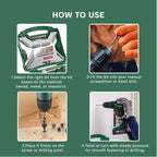 Bosch Accessories Bosch 103tlg. X-Line Titanium Bohrer und Schrauber Set (Holz, Stein und Metall, Zubehör Bohrmaschine)