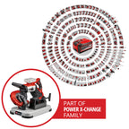 Einhell Akku-Bandsäge TE-MB 18/127 U Li-Solo Power X-Change (18 V, 115 mm Schnitthöhe, 127 mm Schnittbreite, Untergestell, LED-Licht, inkl. 2x Sägeband, ohne Akku)