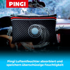 Pingi Wiederverwendbarer Auto Luftentfeuchter Beutel (1 x 300g) - Feuchtigkeit Kondensation Feuchtigkeitsabsorber für Auto & Zuhause, 100% Auslaufsicher & Wiederverwendbar, Mikrowelle
