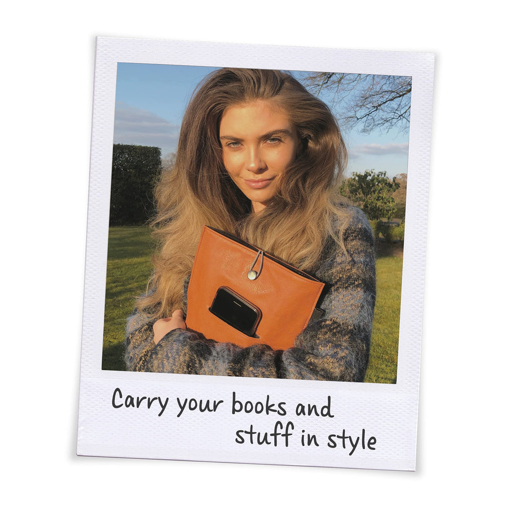 Bookaroo Books & Stuff Pouch Brown