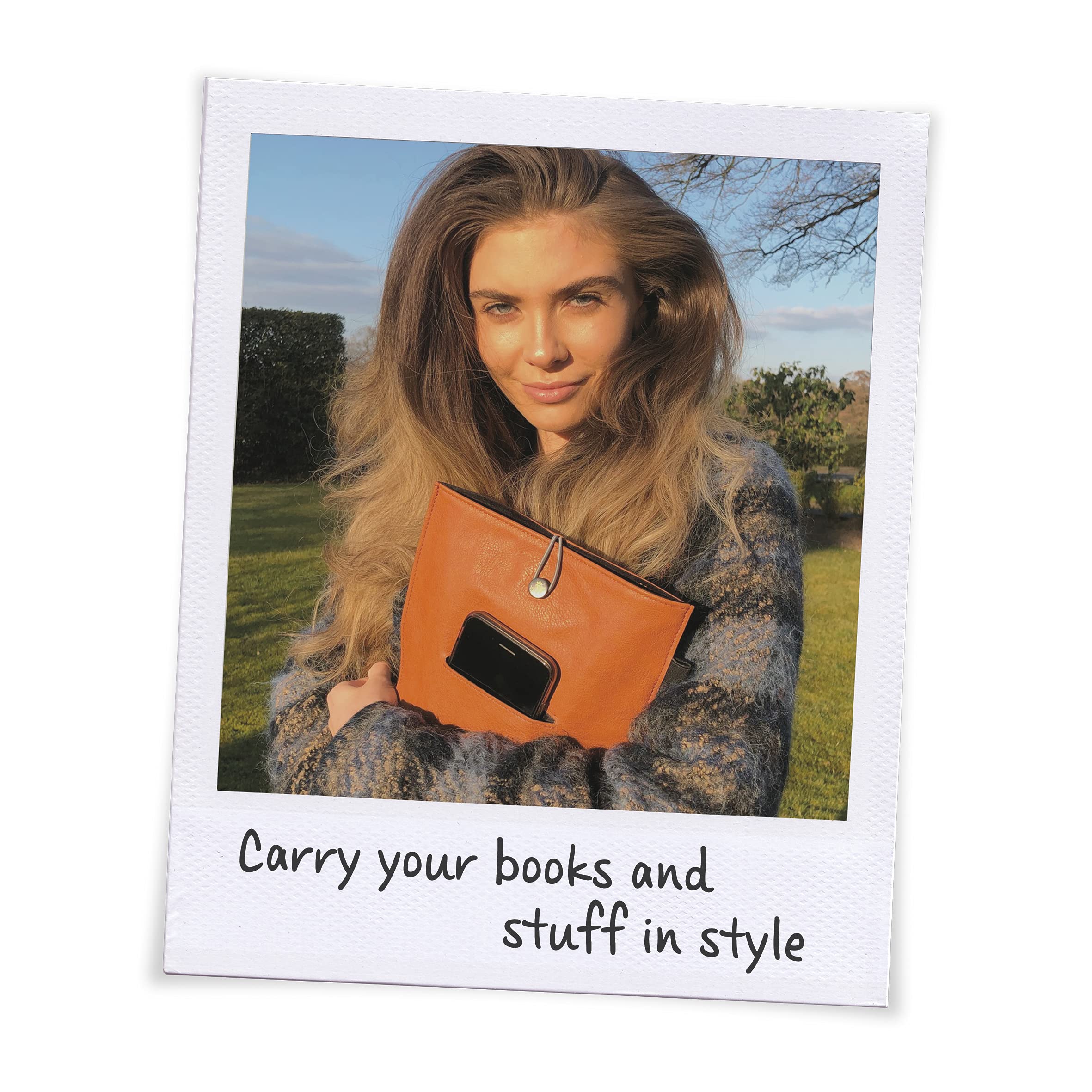 Bookaroo Books & Stuff Pouch Brown