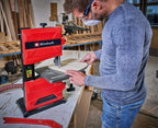 Einhell Bandsäge TC-SB 200 + (300 W, werkzeugloser Sägebandwechsel, Parallelanschlag, Höhenverstellung, robuste Sägebandführung, stufenlos neigbarer Tisch)