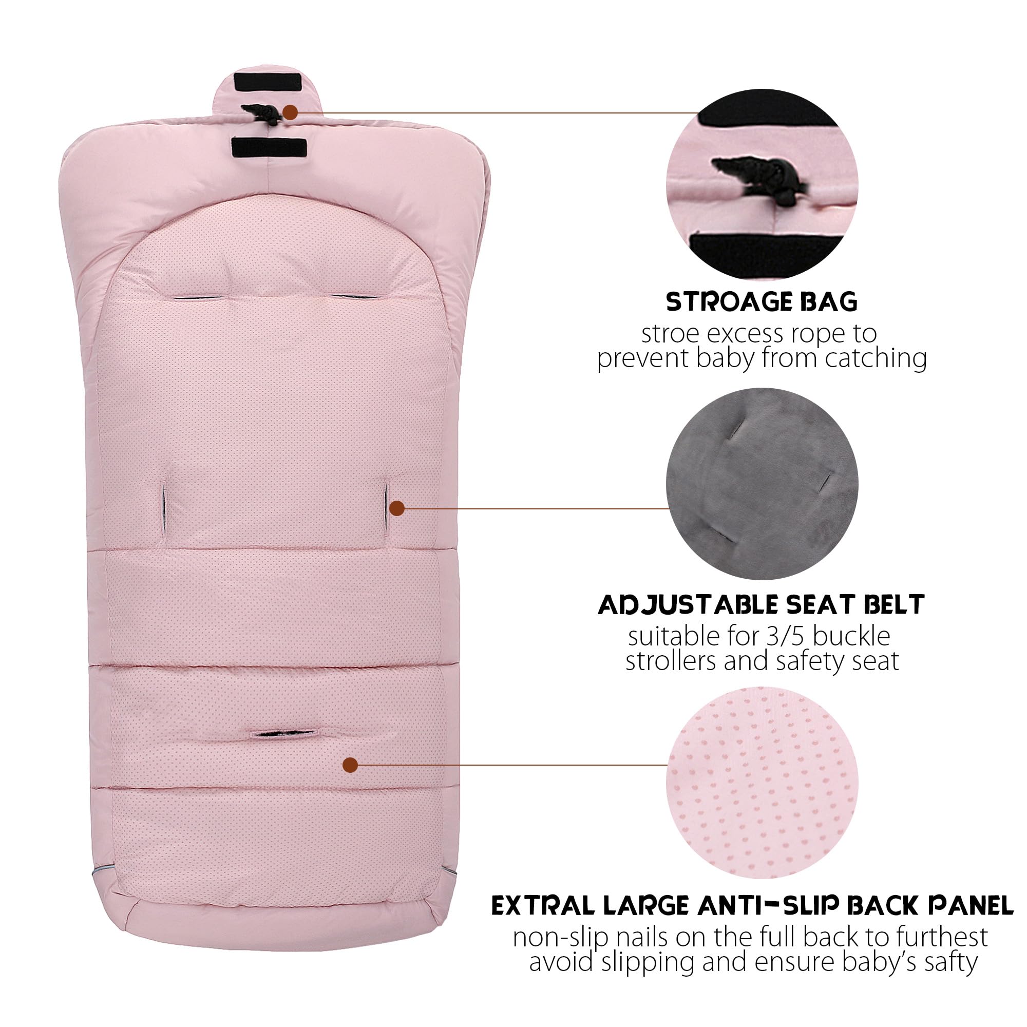 Fußsack Fusssack Footmuff Fußsäcke für Kinderwagen Buggy Universal Winter Baby