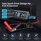 TOPDON JS2000Pro Starthilfe Powerbank, 2500A Jump Starter Auto Batterie Booster für bis zu 8L Benzin&6L Dieselmotoren, Auto Starter Powerpack PKW/Kfz mit Starthilfekabel/Eva Tasche/Eingebaute LED