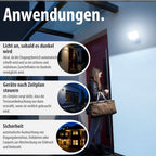 Brennenstuhl Connect WiFi LED Strahler WF 2051 P (24W, 2800lm, IP54, diverse Lichtfunktionen über App einstellbar, Außenstrahler zur Wandmontage mit Bewegungsmelder)