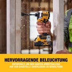 DEWALT 18 Volt Akku-Schlagschrauber (1/4“) (bürstenloser Motor, für schwere Schraubarbeiten, Dreh- und Schlagzahl sowie Drehmoment über 3 Stufen einstellbar, ohne Akku und Ladegerät), DCF850N-XJ