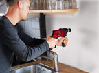 Einhell Schlagbohrmaschinen-Set TC-ID 1000 E Kit +64 (1010 W, Drehzahl-Elektronik, 13 mm-Schnellspannbohrfutter, Schlagzahl 48.000 min-1, inkl. 64-tlg. Zubehör-Set und Koffer)