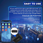 Mini Tracker GPS Tracker Ohne ABO Echtzeit GPS Tracker Kinder Auto LKW Fahrrad Senioren Motorräder Koffer Fahrzeug GPS Locator Magnetische GSM Tracking 1500mah mit EU Weltweiter Abdeckung