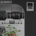 AC Infinity CLOUDLINE PRO T4 – Leises Inline-Lüftersystem 100 mm mit Temperatur-/Feuchtigkeits-VPD-Controller und App-Steuerung, für Grow-Zelte und Hydroponik