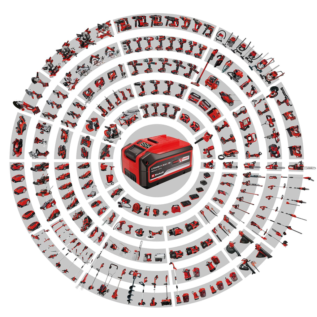 Original Einhell Starter Kit 2X 3,0 Ah Akkus und Ladegerät Power X-Change (Li-Ion, 18 V, 60 min Ladezeit, passend für alle Power X-Change Geräte)