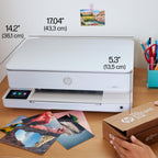 HP Envy 6120e, Multifunktionsdrucker, 6 Monate gratis drucken Instant Ink inklusive, Drucken, Kopieren, Scannen, Mobiler Faxversand, Wi-Fi, Beidseitiger Druck