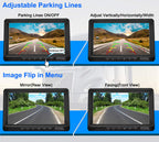 URVOLAX Rückfahrkamera Kabellos: 7 Zoll Monitor IP69K wasserdichte Auto Rückfahrkamera Funk - 1080P HD Videoaufzeichnung Nachtsicht Weitwinkel - für Wohnmobil Wohnwagen Anhänger LKW (UR61X)