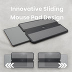 MAX SMART Laptop-Schoßpolster Laptop Underlay Notebook Cushdesk Kniekissen Unterlage mit Retractable Mouse Tray