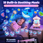 One Fire Sternenhimmel Projektor Kinder – mit 15 Filmen & 15 Musikstücken, 360° drehbar, Einhorn Spielzeug für Mädchen 3-14 Jahre, Nachtlicht gegen Weinen, Lern-Projektor mit Timer & 1200mAh Akku